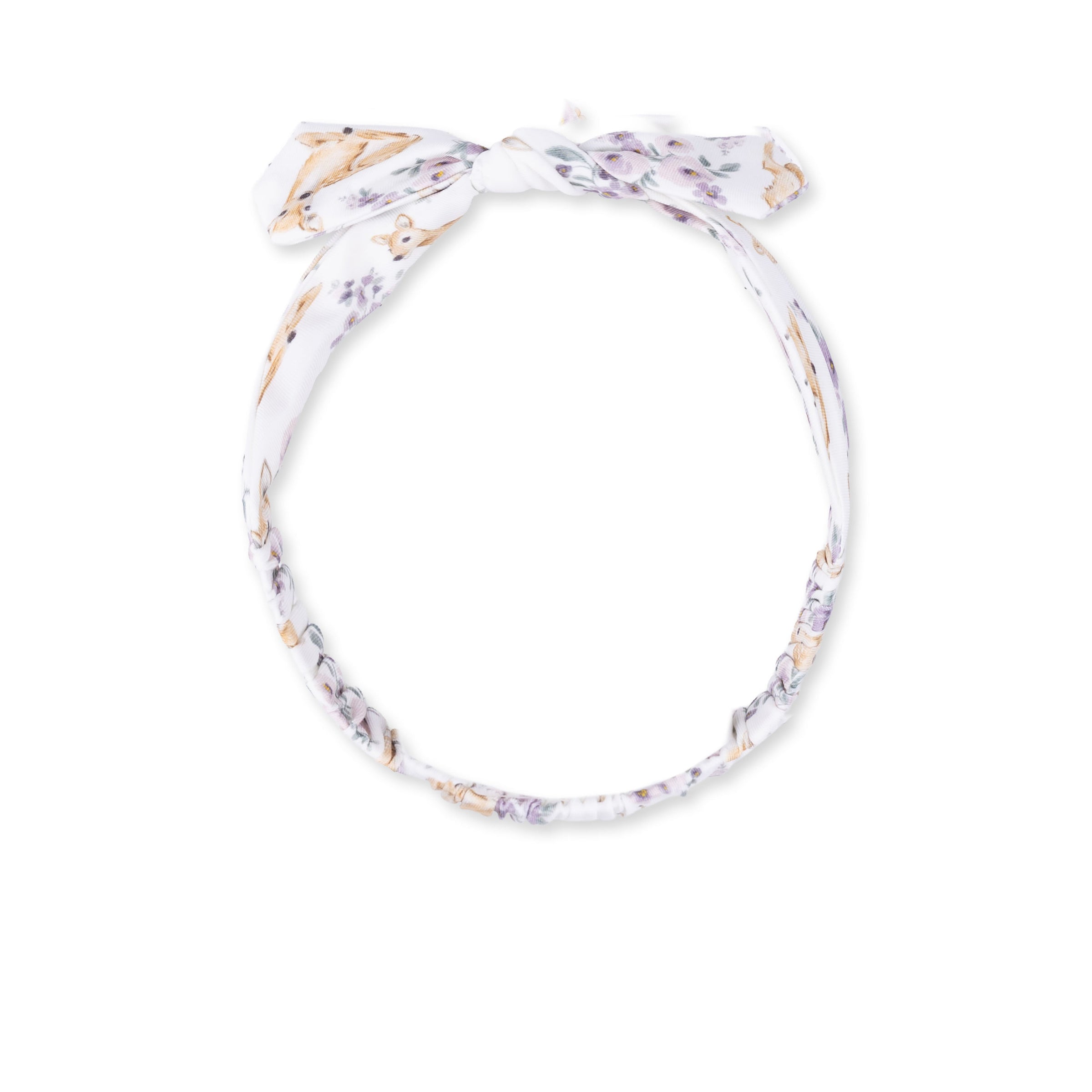 Floral Deer - Knot Headband