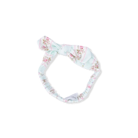 Antoinette Stripe - 2 Way Ruffle Sleeve Zipper Footie & Headband Set