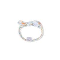 Georgia Floral - 2 Way Ruffle Back Zipper Footie & Headband Set