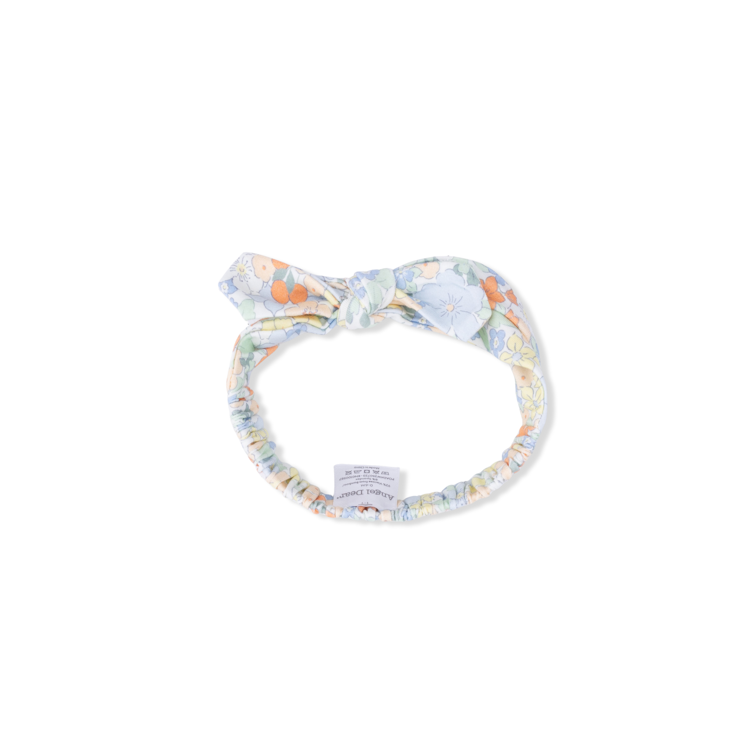 Georgia Floral - 2 Way Ruffle Back Zipper Footie & Headband Set