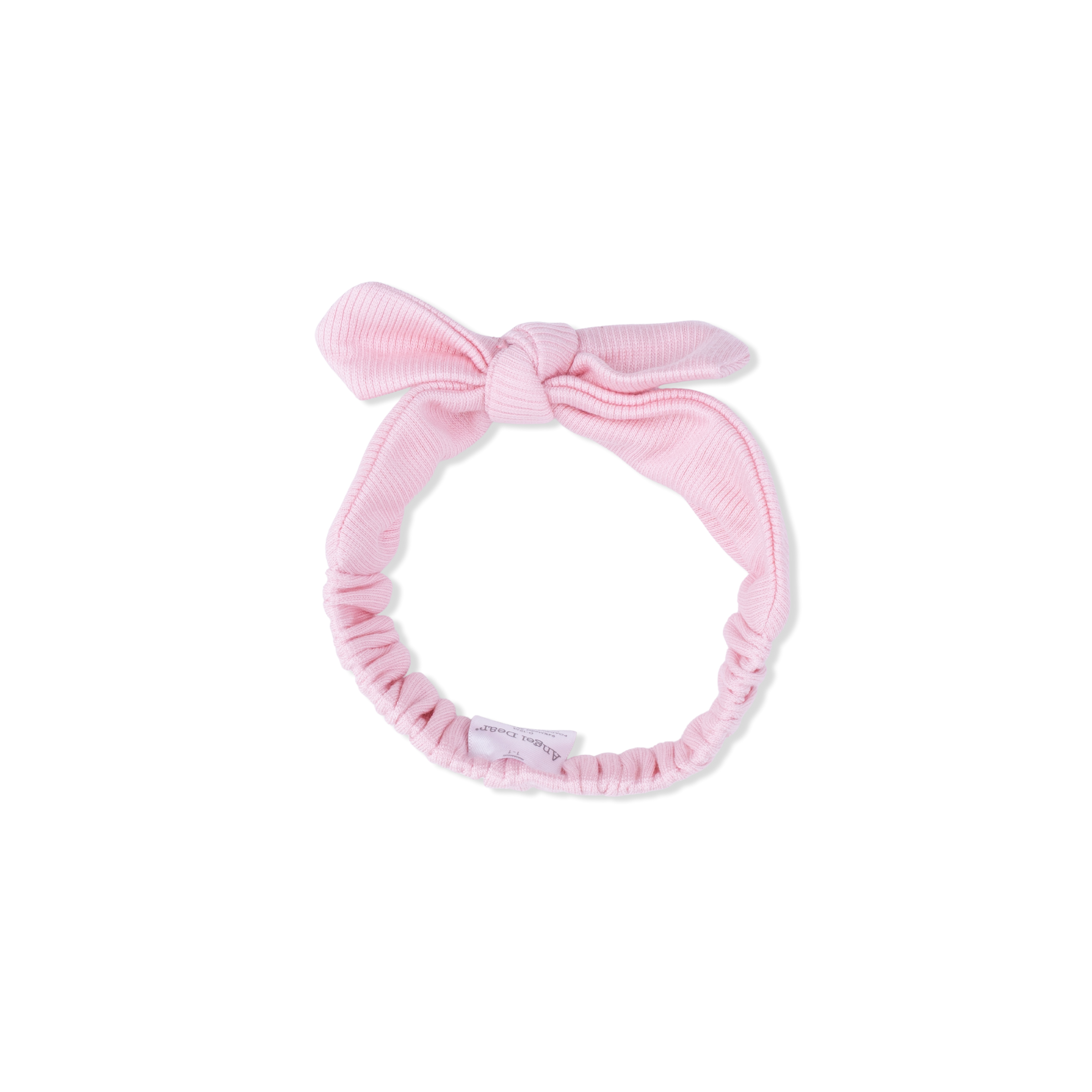 Solid Romance Rose Rib - Knot Headband