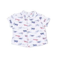 Vintage Planes - Polo Button Up with Everyday Short
