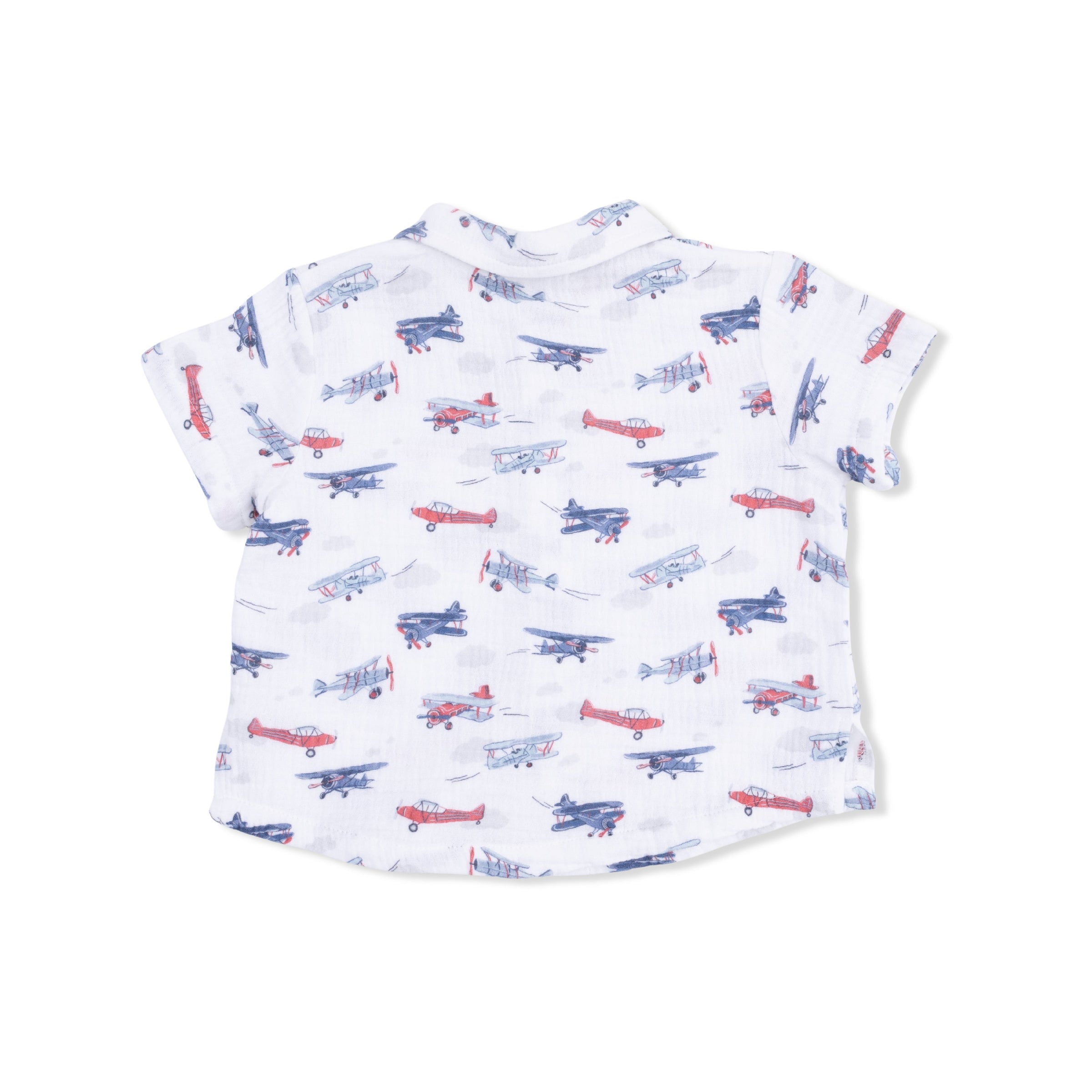 Vintage Planes - Polo Button Up with Everyday Short