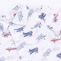 Vintage Planes - Polo Button Up with Everyday Short