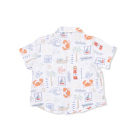 Club Mediterranean - Polo Button Up with Casual Short
