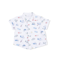 Fishing Lures - Polo Button Up with Casual Short