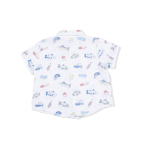 Fishing Lures - Polo Button Up with Casual Short