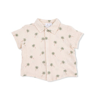 Palm Trees - Polo Button Up with Casual Short