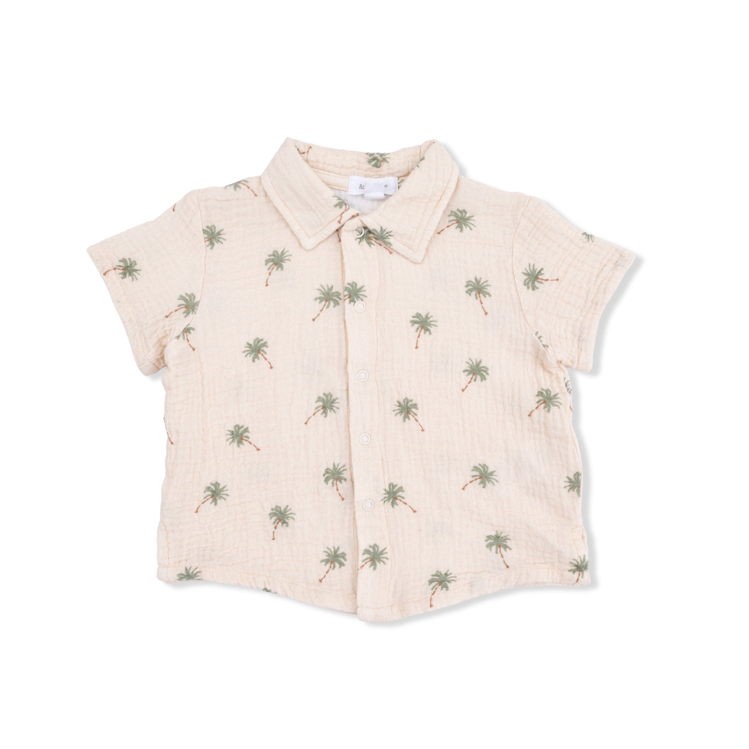 Palm Trees - Polo Button Up with Casual Short