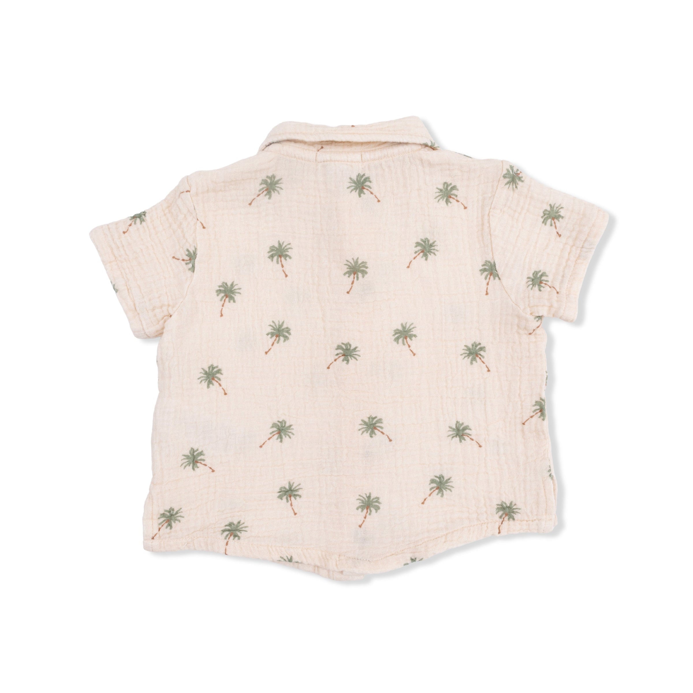 Palm Trees - Polo Button Up with Casual Short