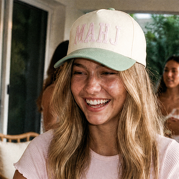 C.C MAHJ trucker cap back snapback