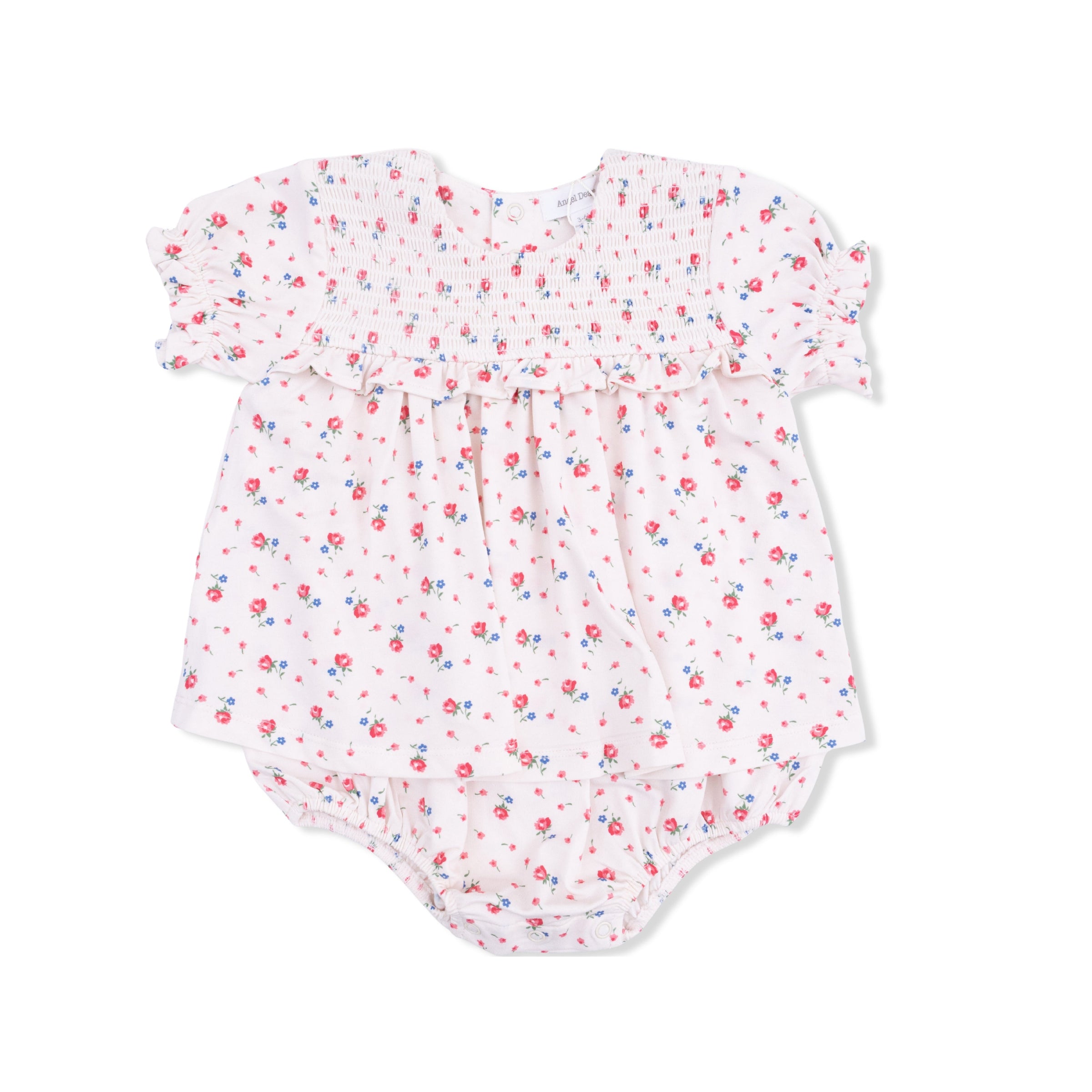 Joli Rosette - Smocked Ruffle Bubble with Skirt