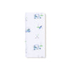 Baby Golf Carts - Blue - 2 Ply Burp Cloth with Binding