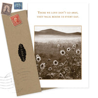 Walk Beside Us Sympathy Card