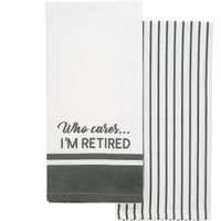 Who Cares - Tea Towel Gift Set (2 - 20" x 28")
