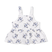 Belle Rosette Dot - Peplum Tank with Smocked Waist Pant