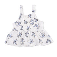 Belle Rosette Dot - Peplum Tank with Smocked Waist Pant