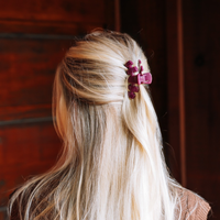 Classic | Mulberry | Small | Claw Clip