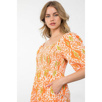 Hyacinth- Puff Sleeve Tierred Maxi Dress