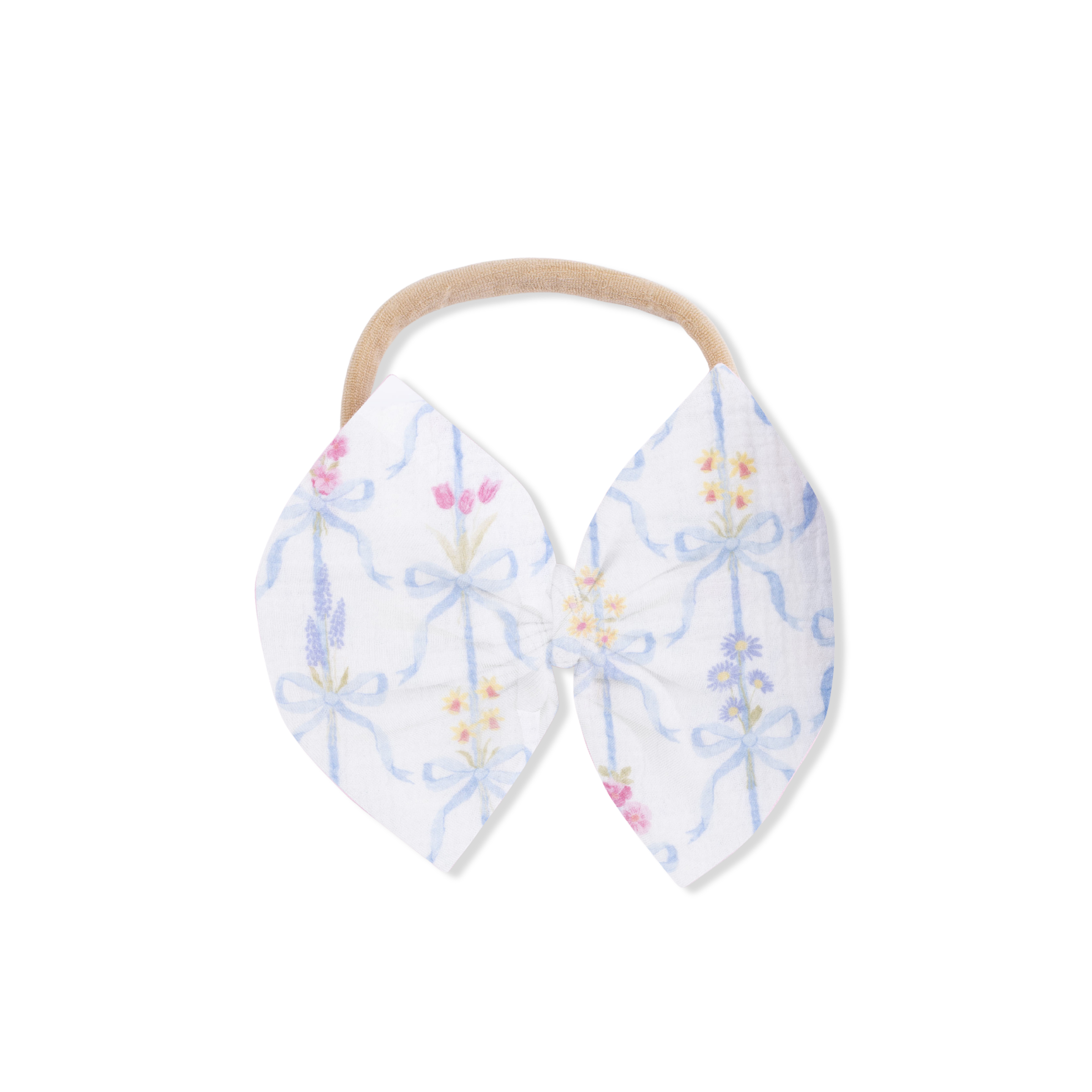 Ribbon Bouquets - Dress with Bow & Bloomer with Bow on Headband Set