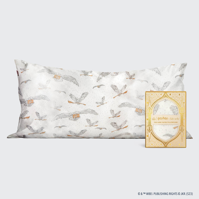 Harry Potter x kitsch KING Satin Pillowcase- Owl Post