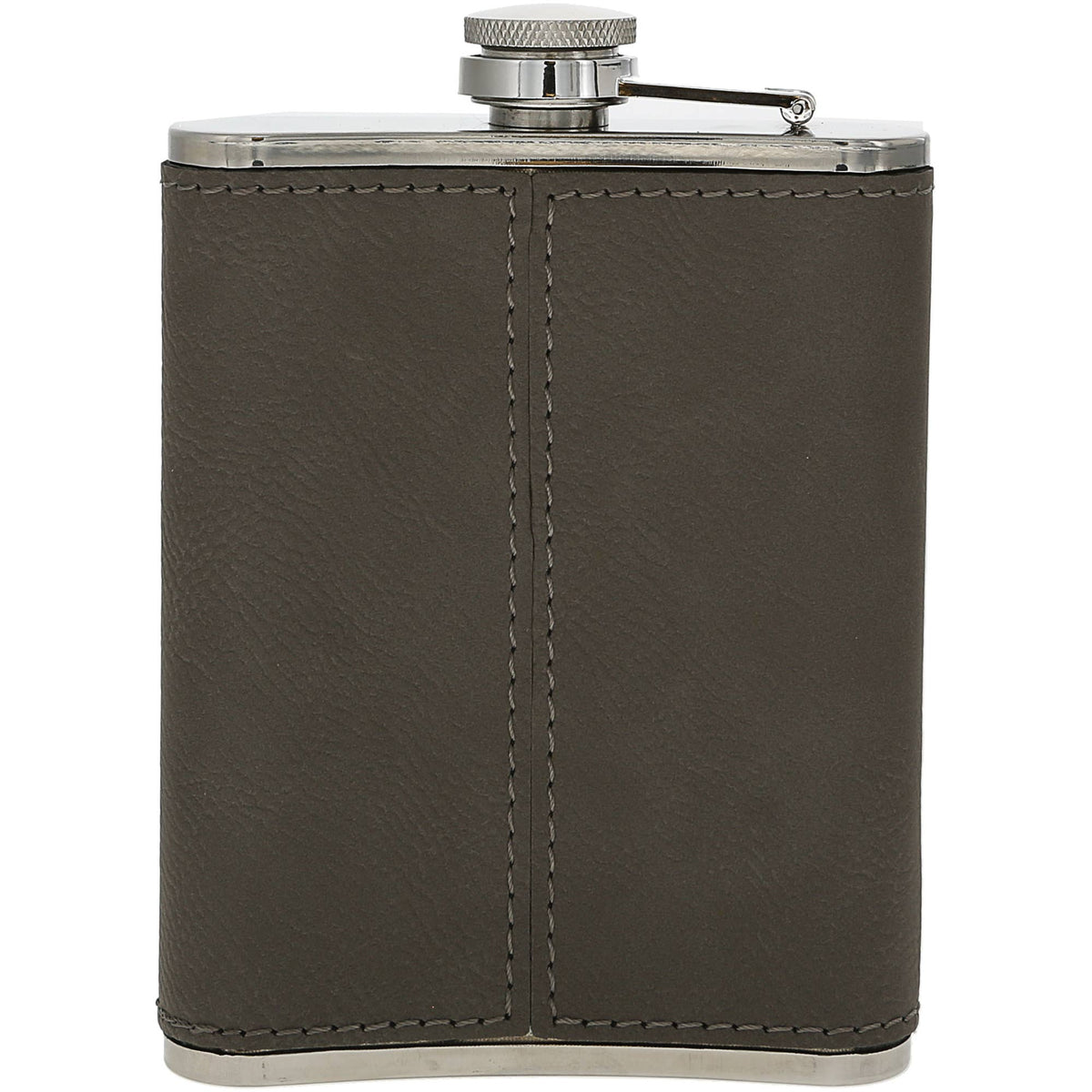 Zero Tasks - PU Leather & Stainless Steel 8 oz Flask