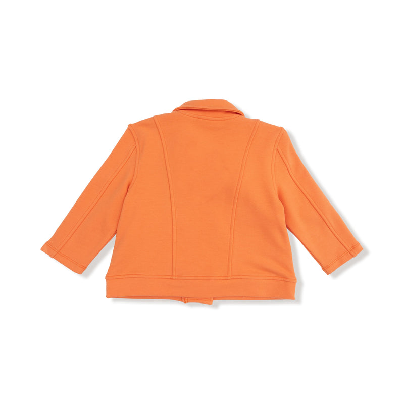 Varsity - Orange - Motorcycle Jacket