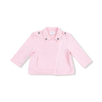Varsity - Pink - Motorcycle Jacket