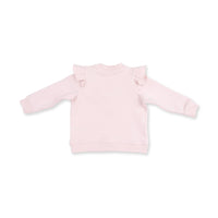Veiled Pink Bows - V-Ruffle Sweatshirt and Legging