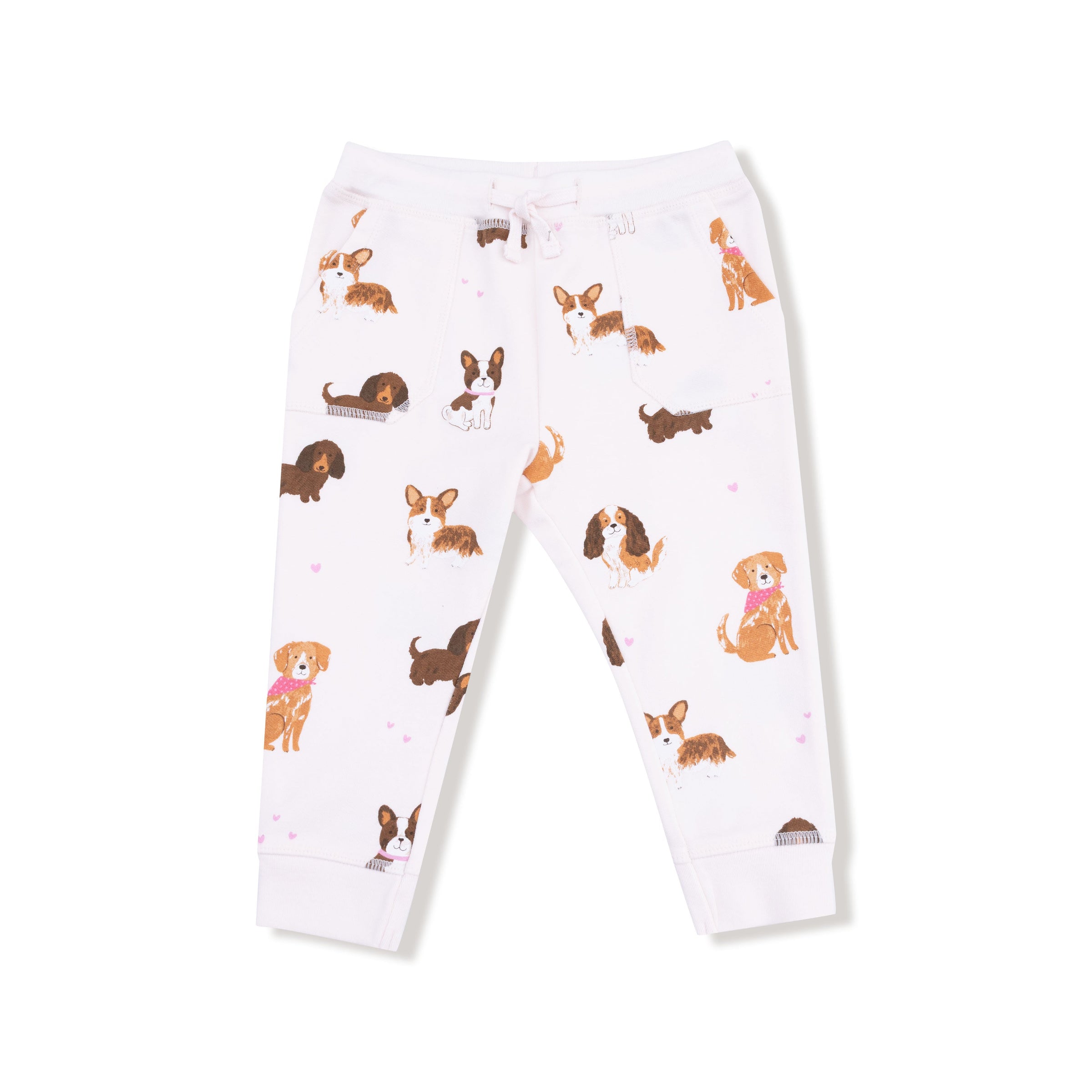Best Friend Dogs - Pink - Drop Sleeve Sweatshirt and Jogger