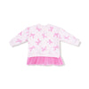 Pretty Bows - Sweatshirt with Tulle Ruffle and Ribbed Legging