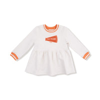 Varsity - Orange - Go Team French Terry Dress