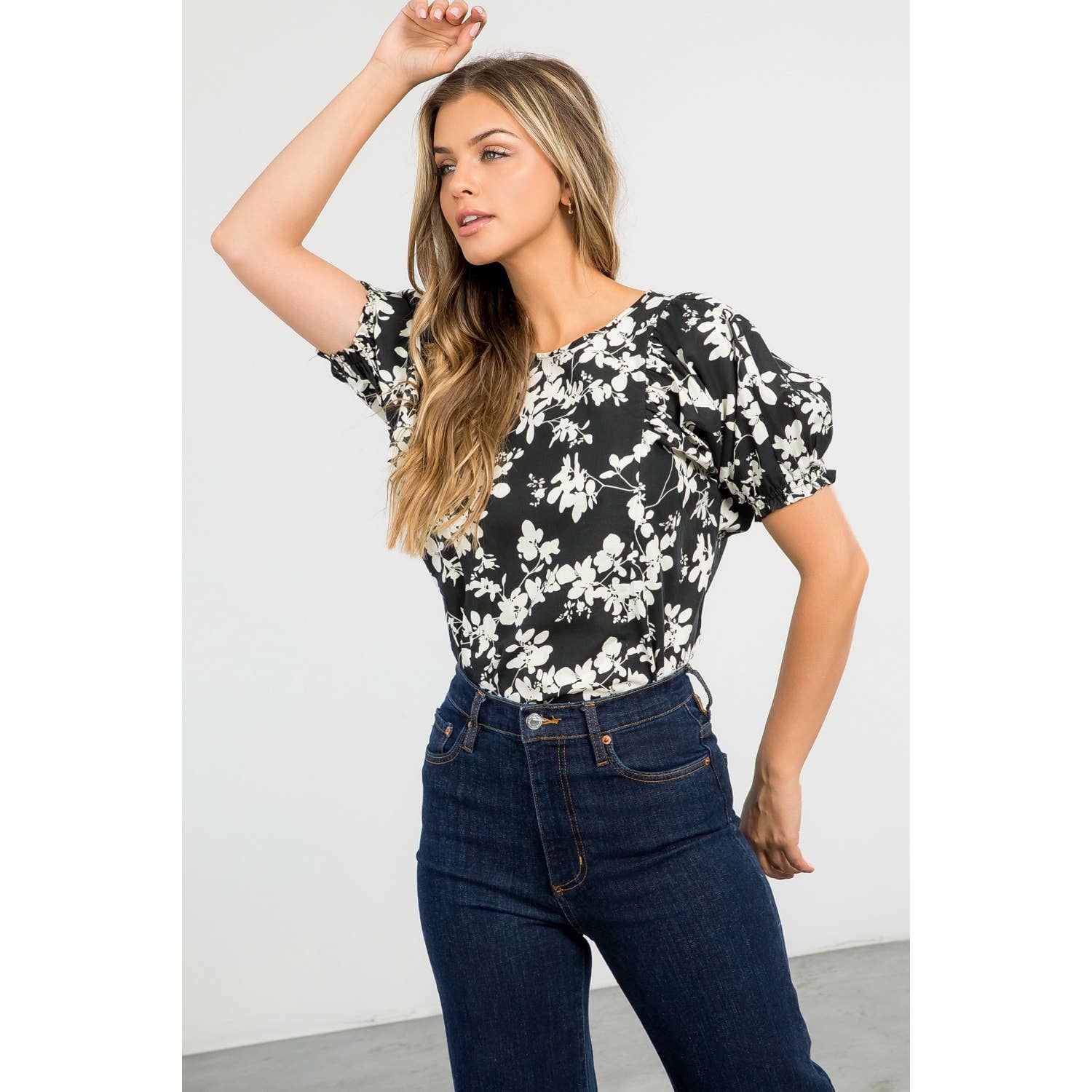 Camille -  Floral Print Top