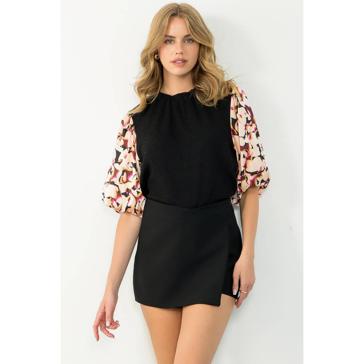 Athea - Mixed Media Top