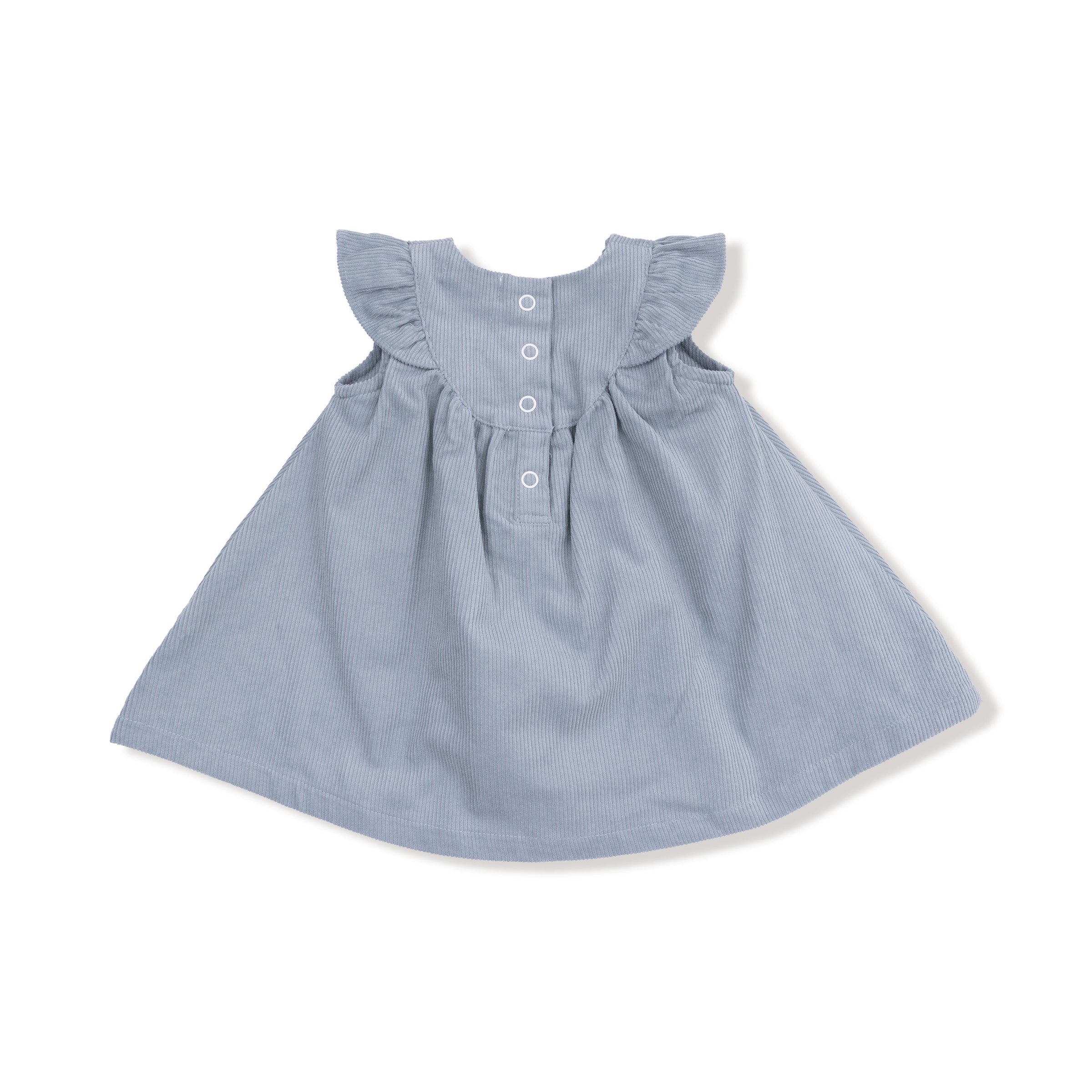 Quarry - Scoop Yoke with Ruffle Dress + Bloomer