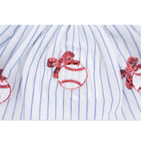 Baseball Stripe - Tutu Skirt with Bike Shorts