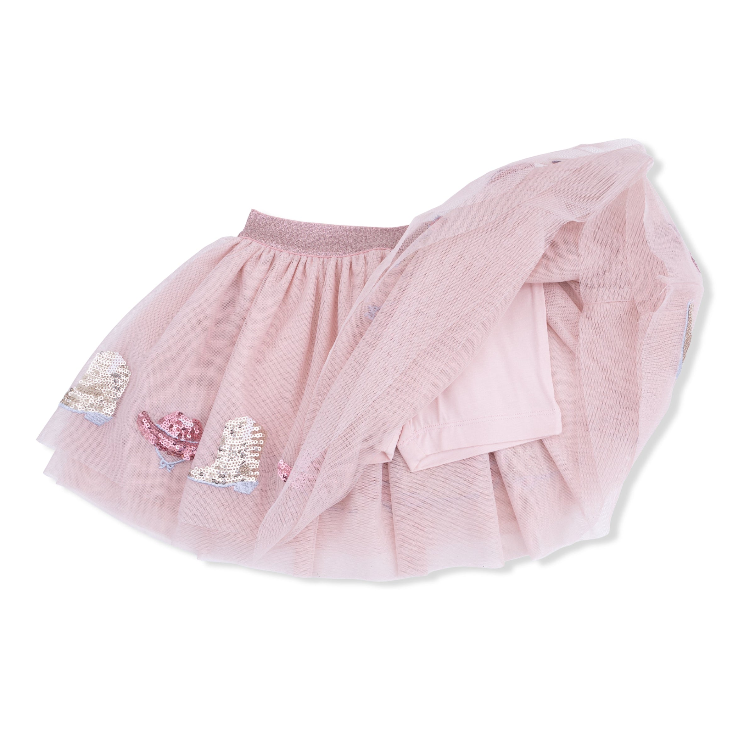 Yee Haw Cowgirl - Tutu Skirt with Bike Shorts