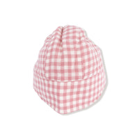 Rose Pink Plaid - Prairie Bonnet