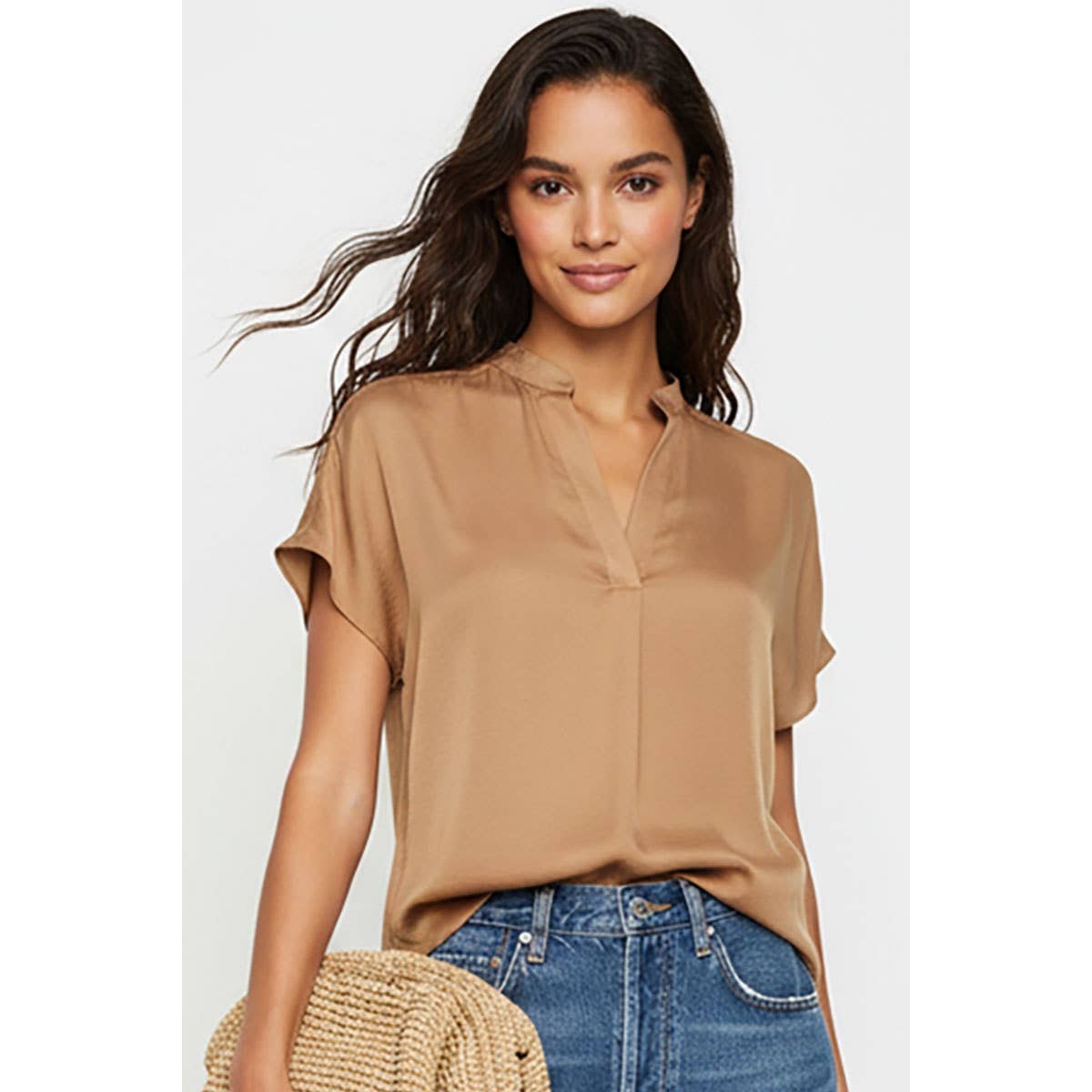 Drop Shoulder Regular Blouse - SS