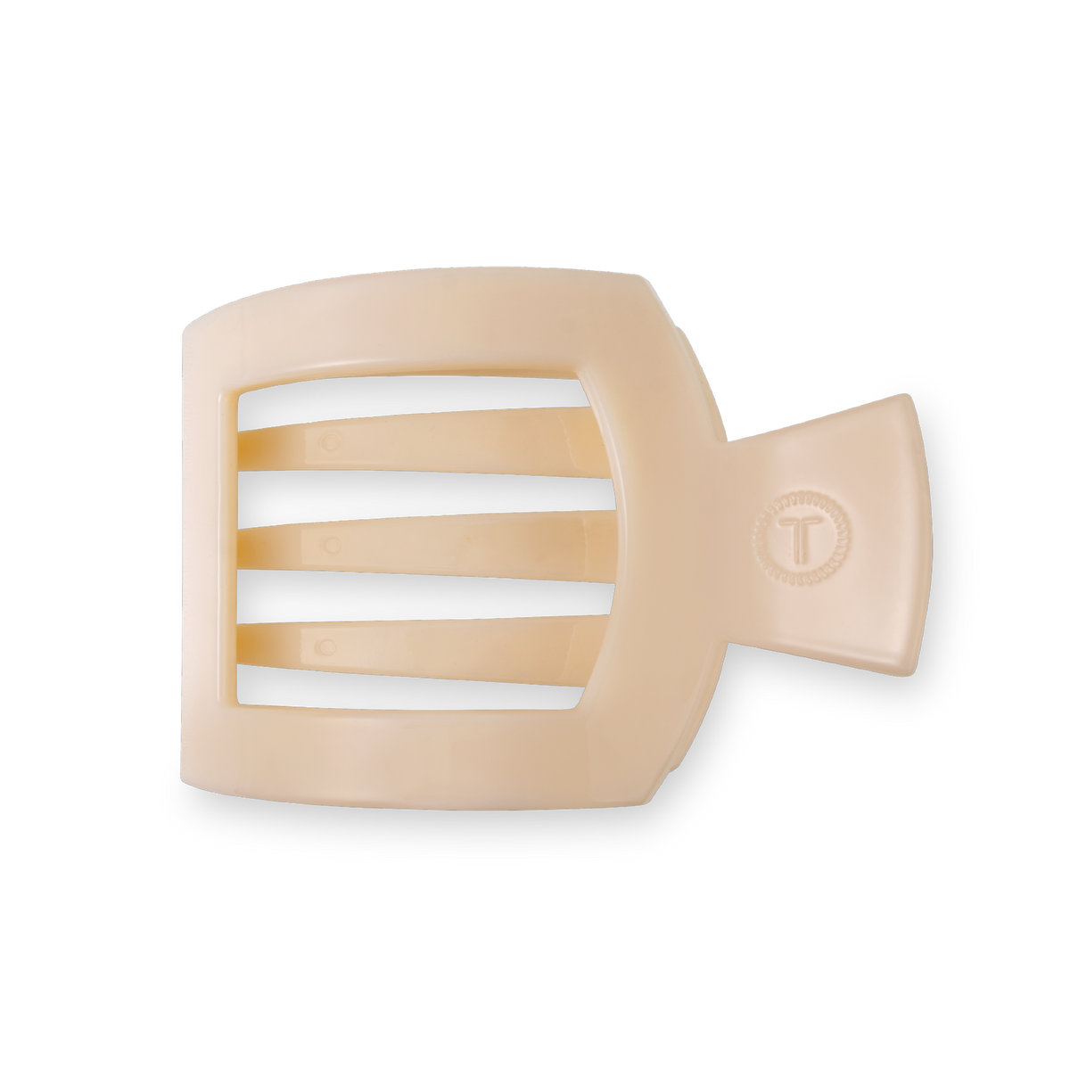 Almond Beige | Medium | Flat Square Hair Clip