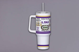 LSU 40oz Tumbler w/ Handle