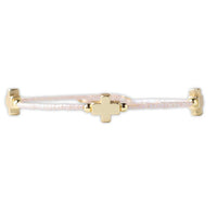 Faithful Cross Bangle-Champagne, Cross Bracelet | Christian
