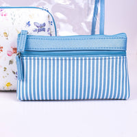 Nora Travel Cosmetic Set   Blue/Multi   12x8.25x3.5   Set of 3
