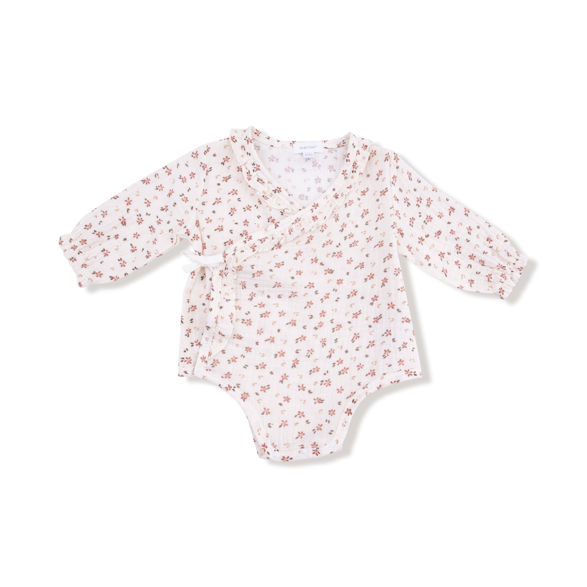 Carrie Floral - Long Sleeve Kimono Bodysuit