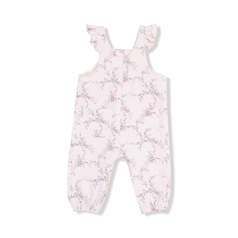 Antoinette Floral - V Overalls with Elastic
