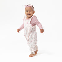Antoinette Floral - V Overalls with Elastic