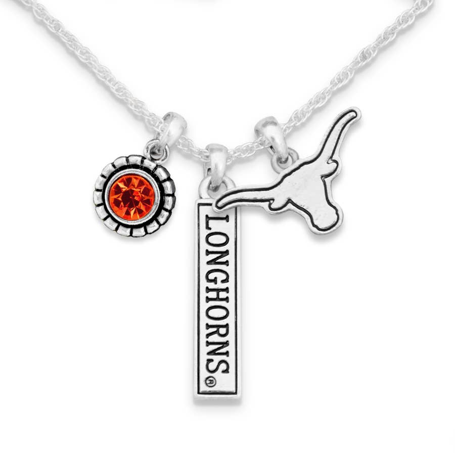 Texas Longhorns Trifecta Necklace