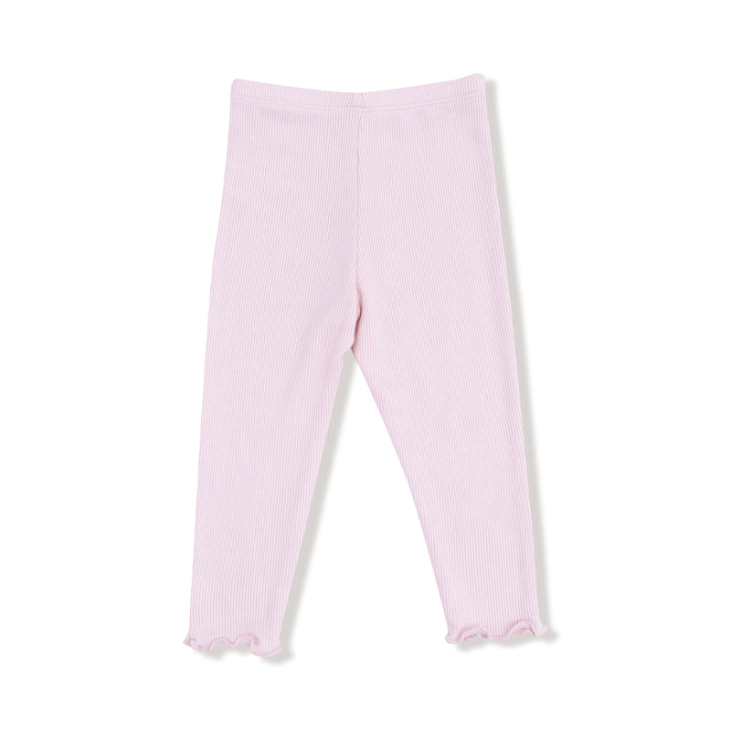 Belle Rosette Dot - Long Sleeve Petal Collar Dress + Legging