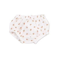 Petite Pointe Fleur - Long Sleeve Petal Collar Dress and Bloomer