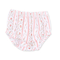 Marnie Rosebud Stripe - Long Sleeve Petal Collar Dress and Bloomer